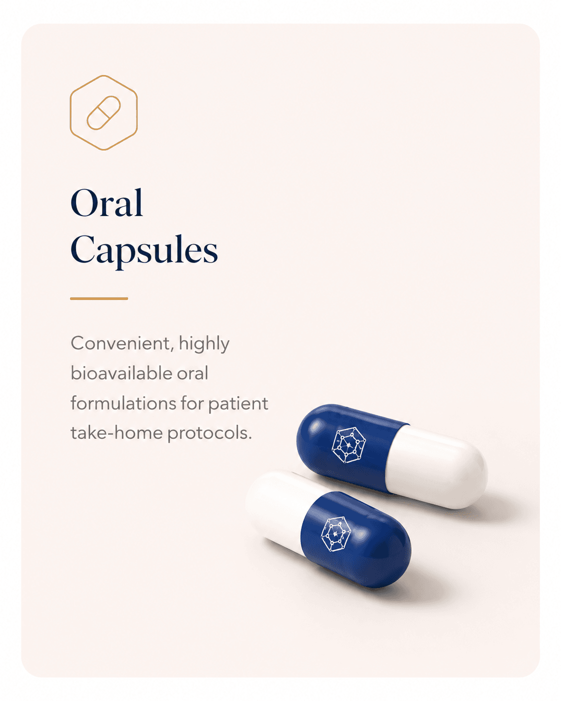 Peplogix oral peptide capsules